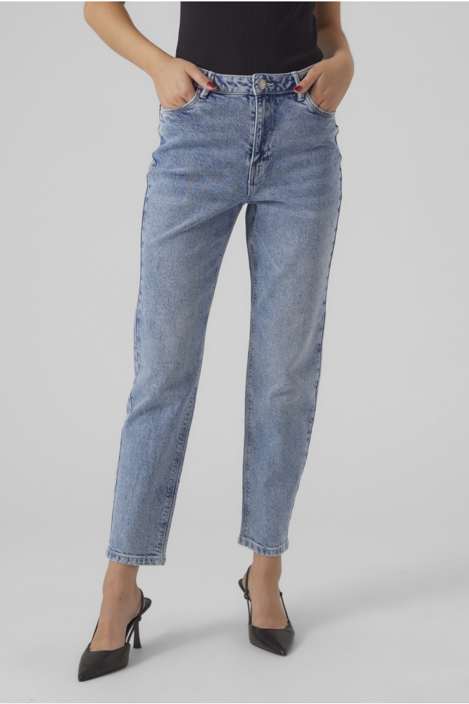 VMLINDA HR MOM JEANS GU3184 GA NOOS 10291018 Light Blue Denim